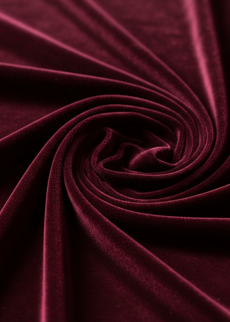 Wine Velvet Off Shoulder Velvet Bodycon Midi Dress