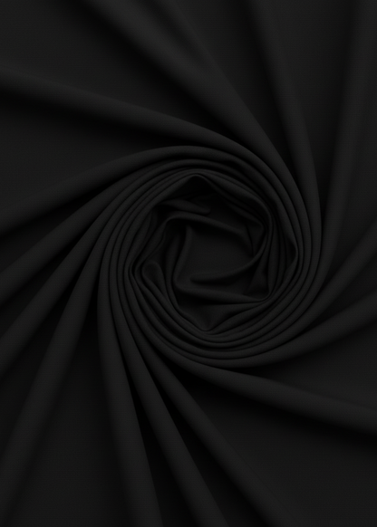 Black Fitted Long Sleeve A-Line Style Mini Dress