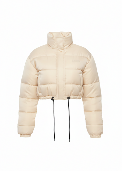 Nude Quilted Outerwear Stylish Winter Puffer Jacket