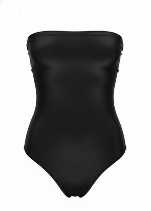Slim Fit Strapless Bandeau Corset Bodysuit