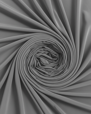 Grey Cowl Neckline Figure-Flattering Spaghetti Strap Dress