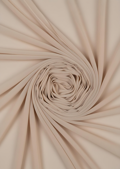 Nude Halter Neck Chiffon Ruffle Flowy Maxi Dress