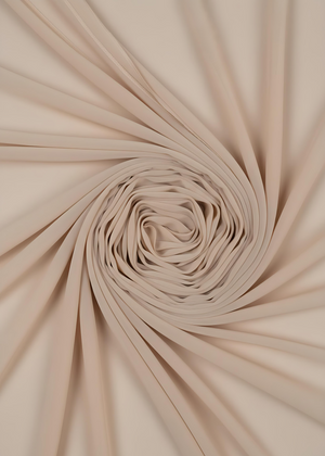 Nude Halter Neck Chiffon Ruffle Flowy Maxi Dress