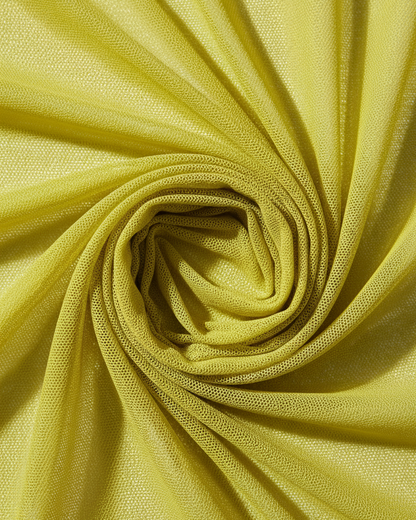 Lime Square Neck Midi Slit Dress Adjustable Ruched Detail