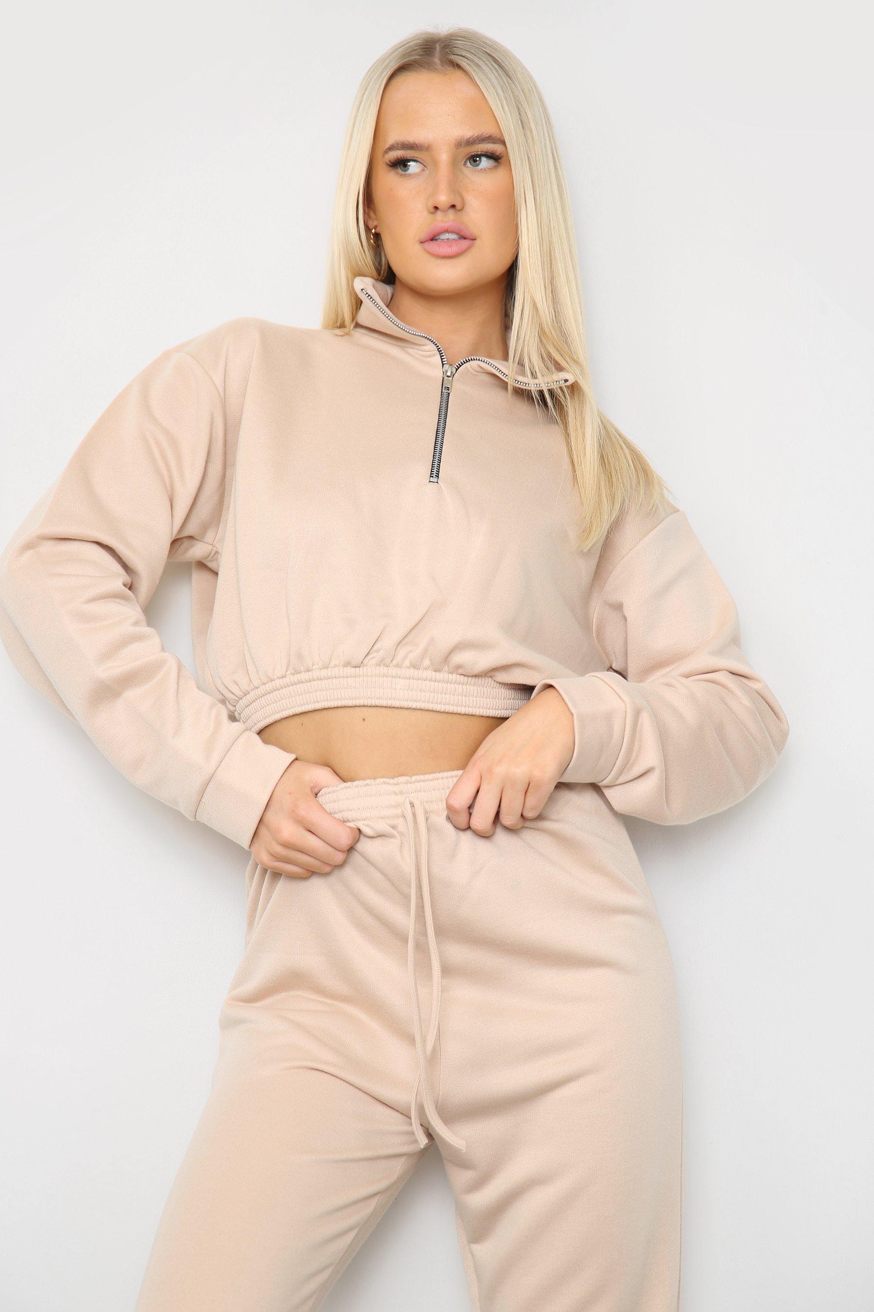 Co-ord Zipper Crop Top and Joggers