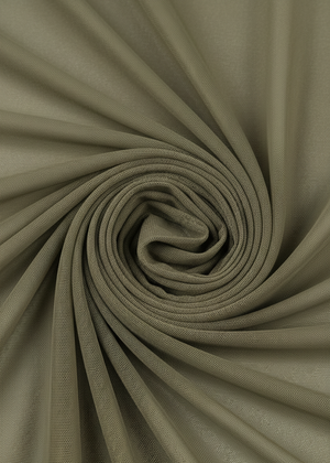 Olive Green Ruched One Shoulder High Slit Maxi Dress