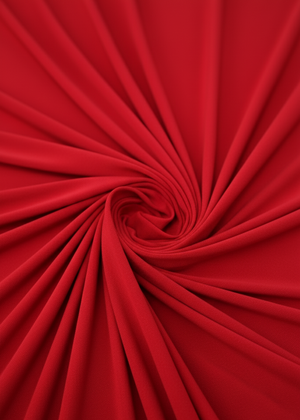 Red Ruched Detailing One Shoulder Bodycon Midi Dress