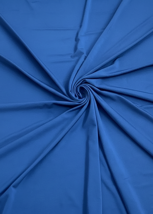 Royal Blue One Shoulder Ruched Rhinestone Trim Mini Dress