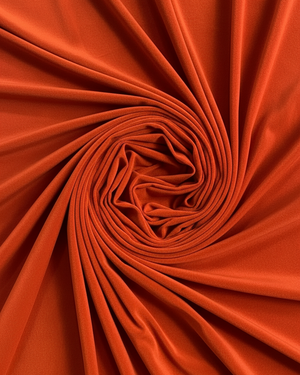 Rust Cap Sleeve Jersey Ruched Waist Maxi Style Evening Gown