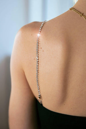 Black Diamond Strap Bodycon Mini Dress - Dresses - Avinci