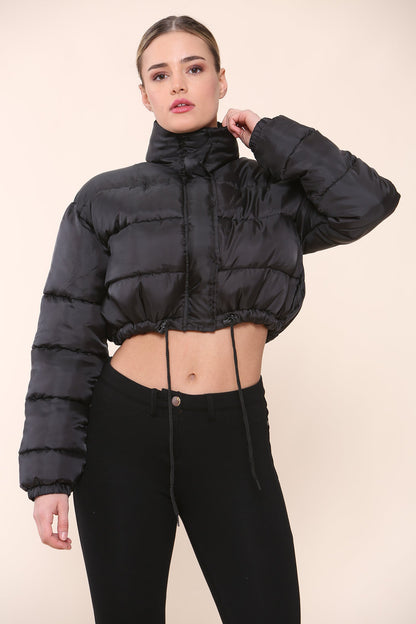 Slay Puffer Jacket: Winter Elegance - Coats & Jackets - Avinci