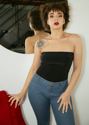 Bandeau Corset Bodysuit - Tops - Avinci